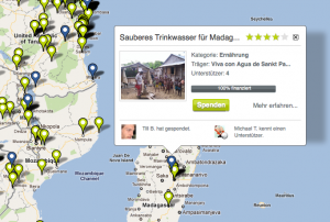Wie unterstützen Deine Freunde Projekte auf betterplace.org?