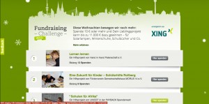 betterplace Fundraising Challenge 2013