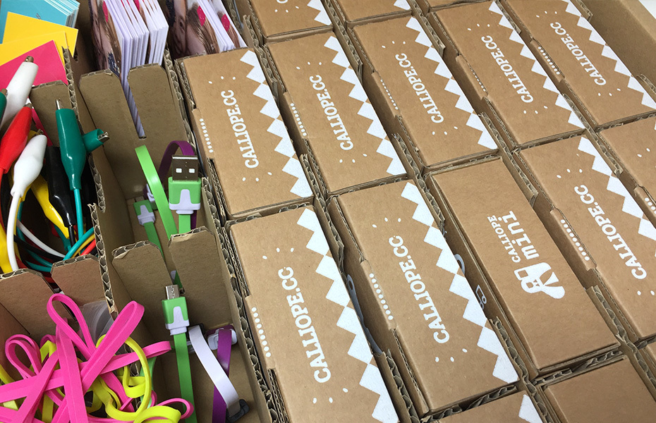 Ein Klassensatz Calliope minis ©Franka Futterlieb